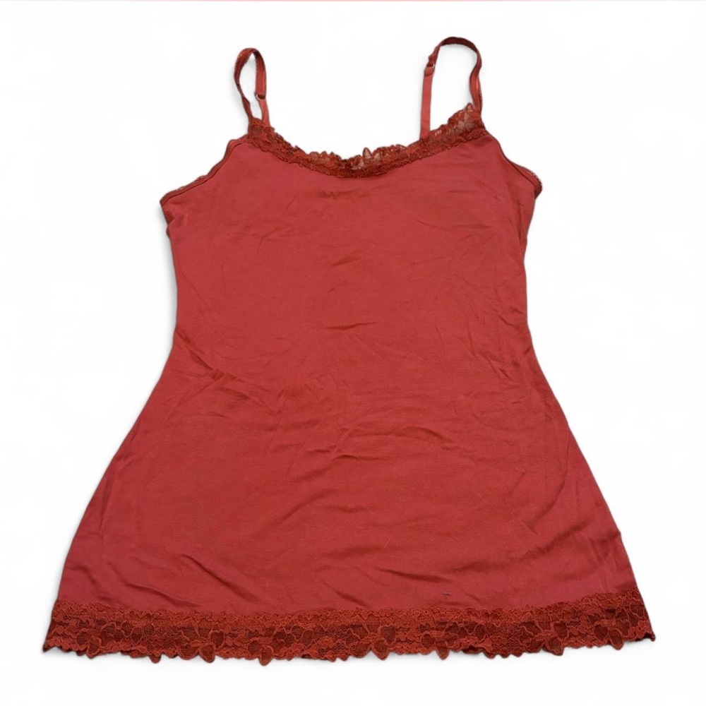 Maurices Rust Lace Trim Chemise